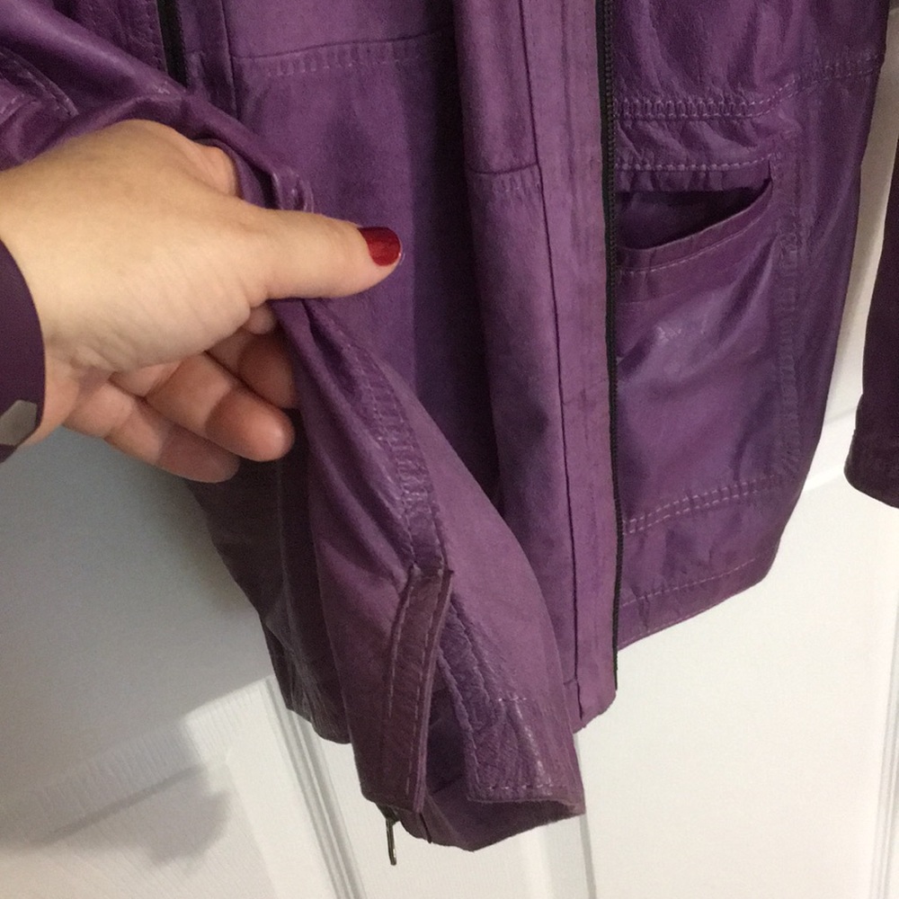 Leather/Suede reversible jacket - Picture 6 of 8
